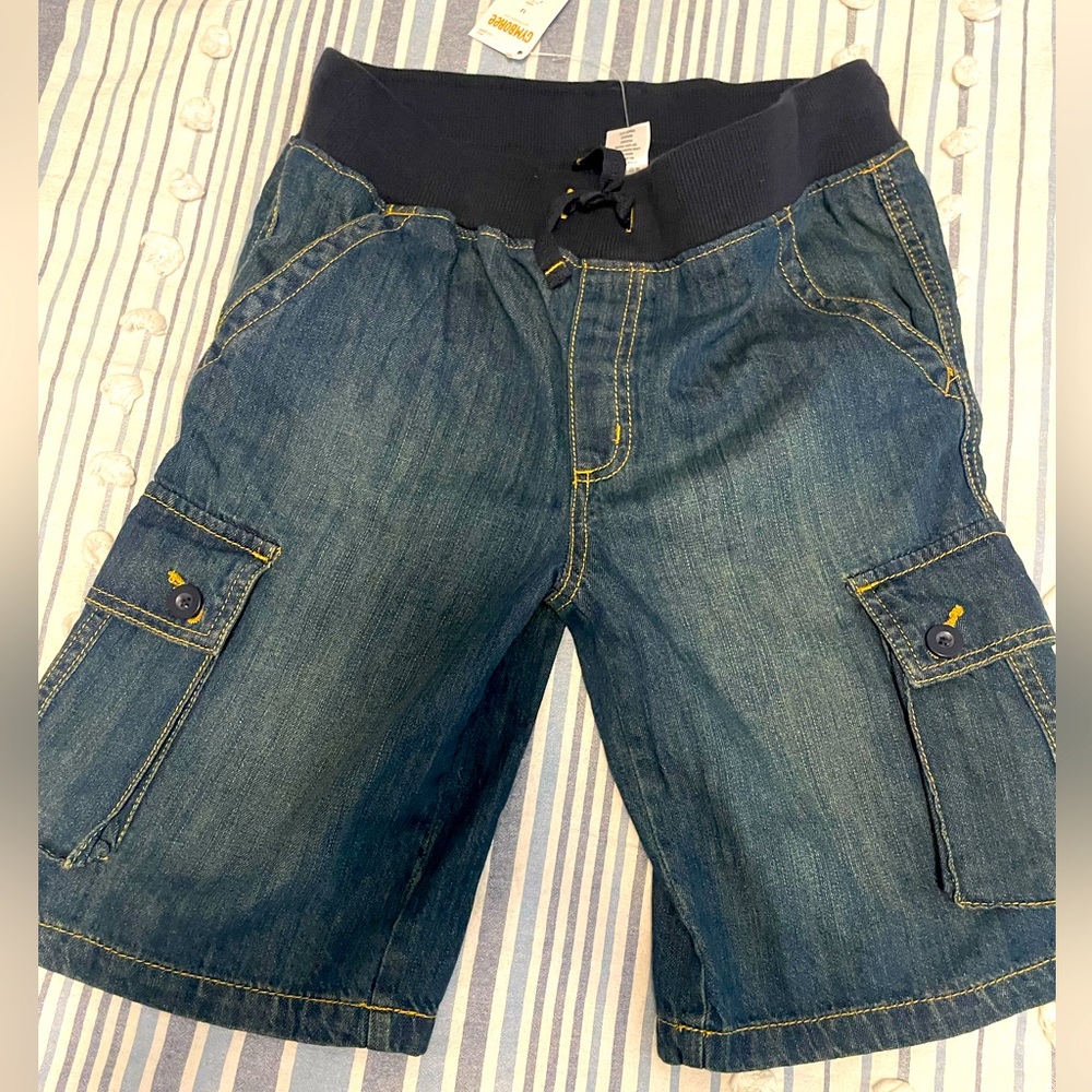 NWT Gymboree denim cargo shorts